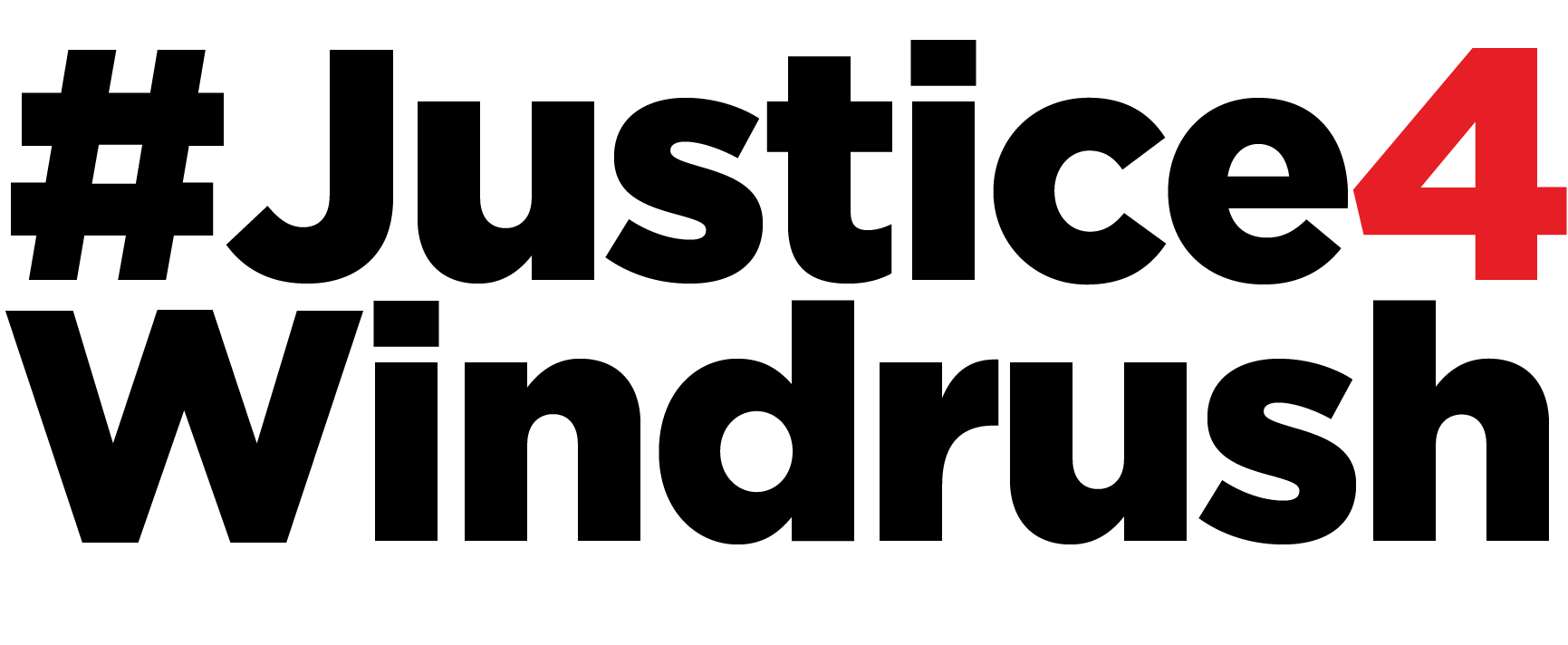 Official Justice4Windrush logo